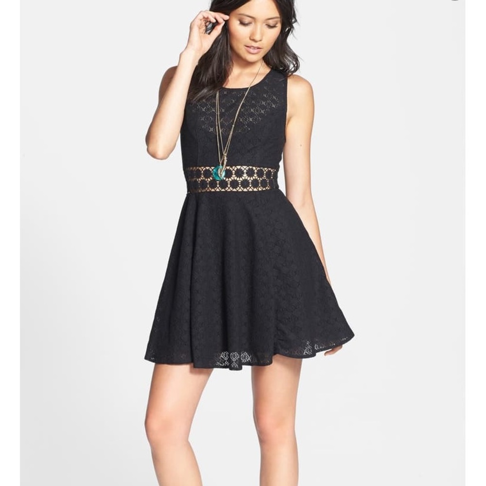 Free People Daisy lace fit & flare dress size 6